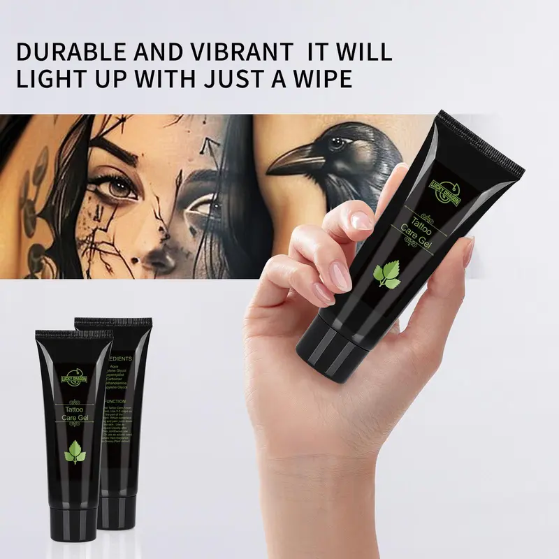 Tattoo Care Gel, Tattoo Aftercare Gel, Moisturizing Tattoo Gel, Body Care Product for Tattoo Artist & Beginners 4