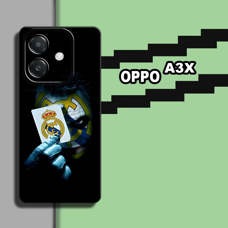 Caseologic Softcase Procamera Kompatible Untuk Hp Oppo A3X Terbaru 2024 Motif Bola- Pelindung Handphone - OPPO - Softcase Bahan Karet.. Protection Silikon Casing Smartphone 6
