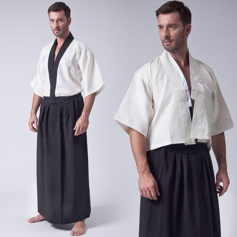 Product Introduction of [3143 People Collected] Men's Anime Costume Kimono Japanese Style Male Samurai Costume Japanese Kimono Men Japanese Traditional Costume Performance Costume 9