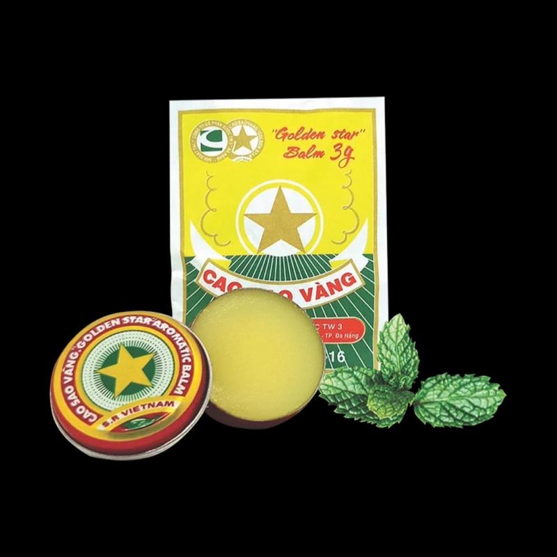 1 túi 10hộp Cao sao vàng dược trung ương 3 - dầu cù là thời bao cấp 1 hộp tròn 3gr