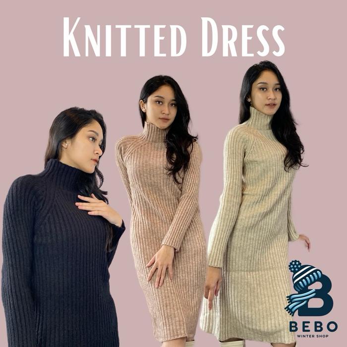 knee length dresses for ladies Myella Knit Dress  AMUR