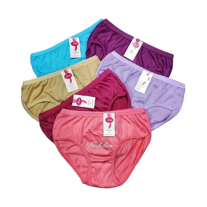 GROSIR 12 PCS ( 1 LUSIN ) CELANA DALAM WANITA DEWASA ANDIN WARNA SOFT 0