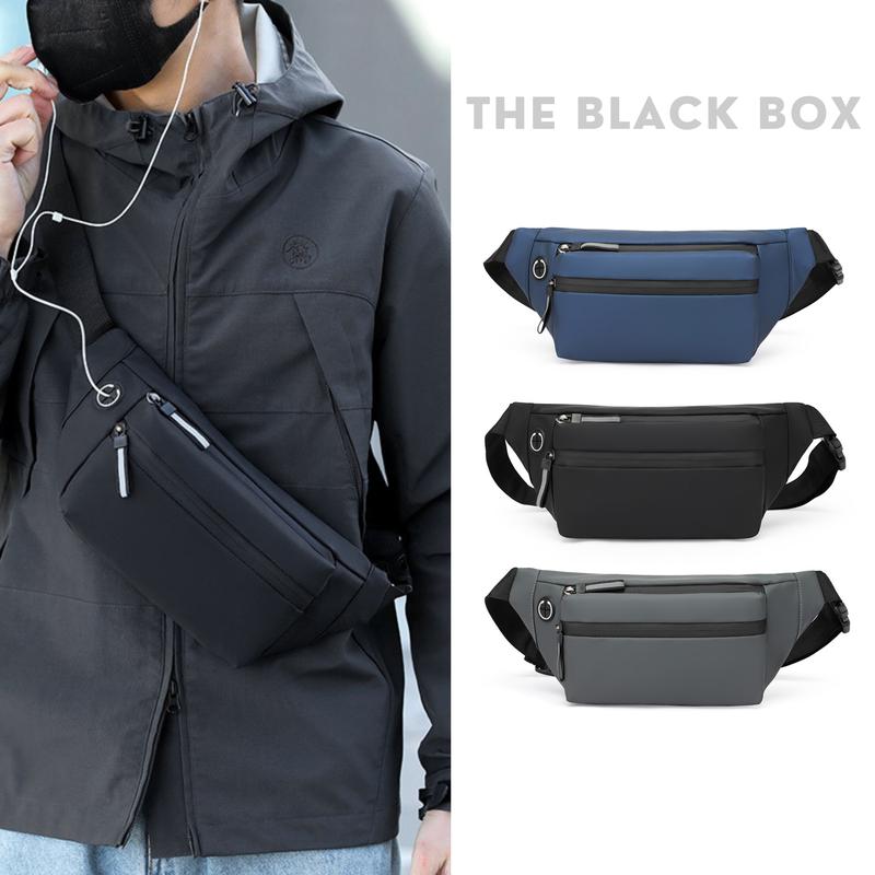 Túi Đeo Chéo Nam Nữ Unisex Chống Nước Thời Trang, Túi Bao Tử Nam Phong Cách Hàn Quốc Nhiều Ngăn Tiện Lợi - WX03 Bag