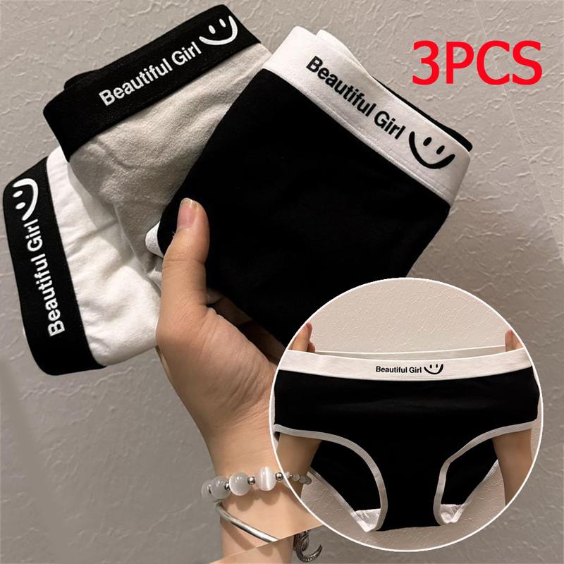 Product Introduction of Soft Cotton Underwear For Women - 3-Piece Low Rise Panty Set With Breathable Fabric Comfort Comfortable Womenswear Everyday Innerwear Print 23