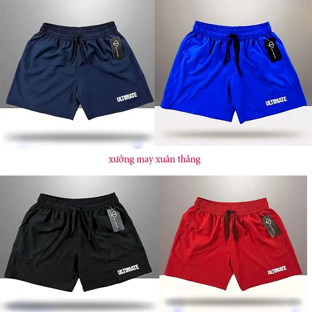 QUẦN ĐÙI THỂ THAO CHẤT THUN MÈ , THOÁNG MÁT . MẪU ULTIMATE, co giãn 4 chiều size 45 - 100 kg