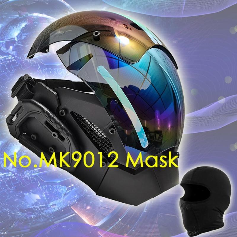 Punk Helmet Mask, 1 Count Holiday Decoration Mask, Party Decorative Mask, Cool Masks, Cybermask for Men, Festive & Party Supplies, Gifts for Men, Valentine's Day Gift 5