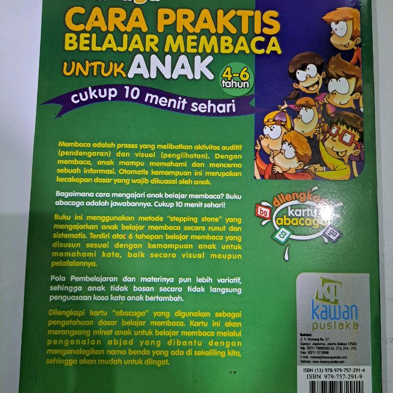 ABACAGA ( Cara praktis Membaca Untuk Anak) 3