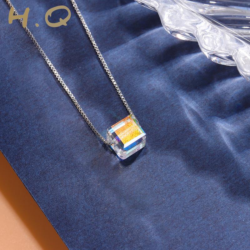 Product Introduction of H.Q Jewelry Vòng cổ vuông, Vòng cổ đồng, dây chuyền nữ, Women, Trang Sức, Chain 19