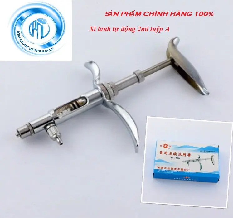 Xi lanh tự động chích gia cầm Type A 2ml hiệu Jiashang - Sản phẩm chất lượng cao