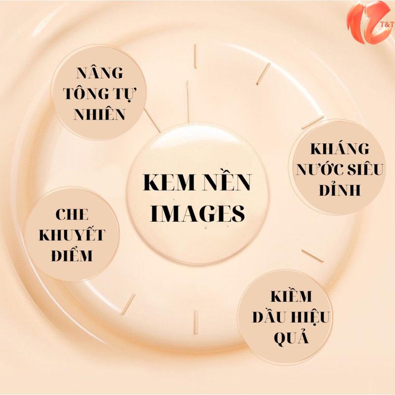 Kem nền che khuyết điểm Images kiềm dầu kháng nước lâu trôi tạo lớp nền đẹp trong suốt TT20 3
