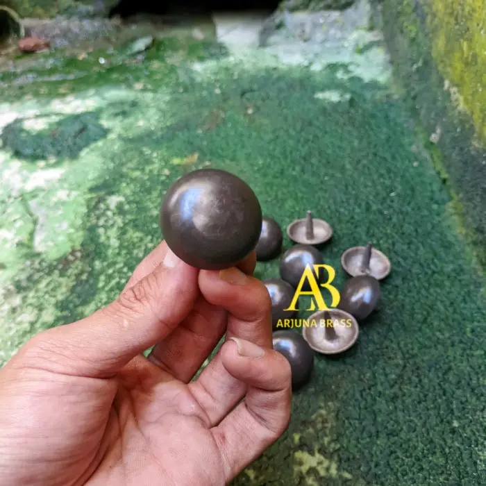 paku pines kuningan - brass 3 cm
