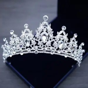 Mahkota Gemini Tiara Crown Sanggul dan Hijab Akad Wedding Pesta Titanium