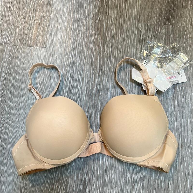Ad8- Áo ngực dày 5cm có gọng có dây trong thay thể để mặc hở lưng Nữ Women Bra áo cài trước