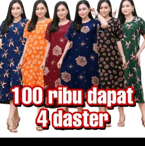 paket daster payung busui 100rb dapat 4pcs Katun