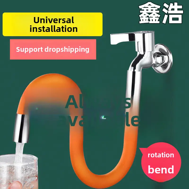 Universal Faucet Extender Universal Kitchen Bathroom Silicone Universal Extender God Anti-Spray Head Nuzzle Device