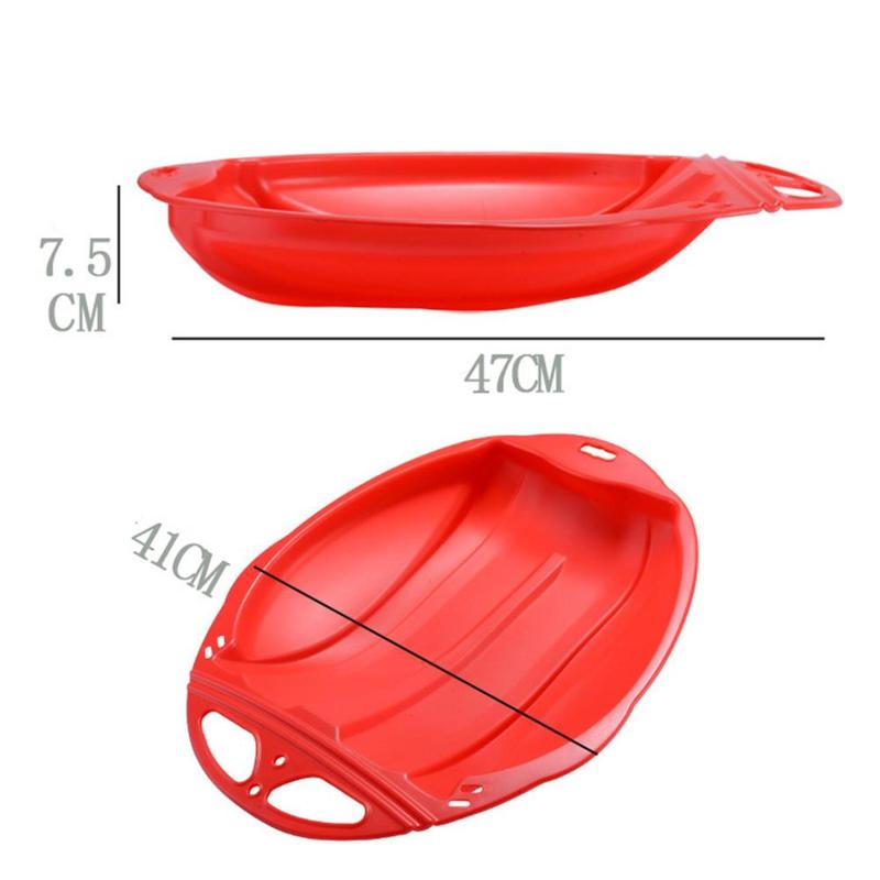 Product Introduction of Durable Kids Snow Sled Sledge Downhill Sled Ski Board Toboggan Outdoor Grass Sand Sliding Sleigh for Boys Kids Children Toy Gift 0