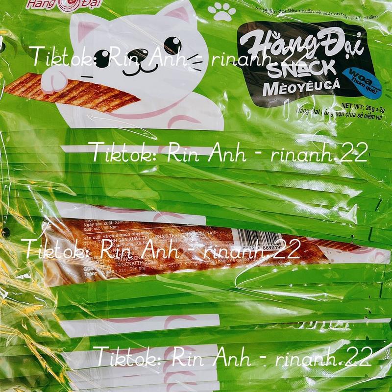  Combo 20 gói snack mèo yêu cá 