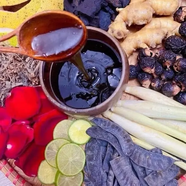 Dầu Gội Xả Bồ Kết Bưởi Cam -Thảo Dược Thiên Nhiên Giúp Tóc Chắc Khỏe Phục Hồi Hư Tổn giảm gãy rụng 3