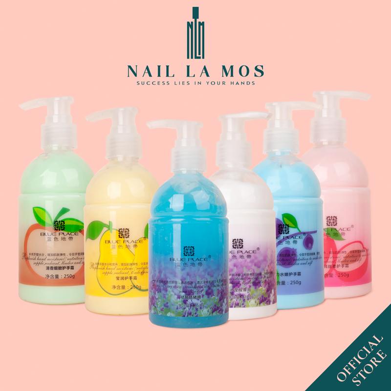 Kem làm mềm da Blue Place chính hãng 250g - Gel tẩy da thừa massage da chà gót chuyên dụng Nail Spa