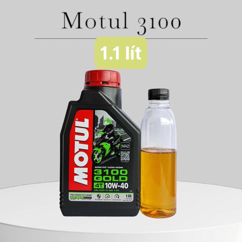 Nhớt MOTUL 3100 Gold 10w40 1.1 Lít Cho Xe Winner Sonic - Dầu Nhớt Động Cơ 4T Tổng Hợp