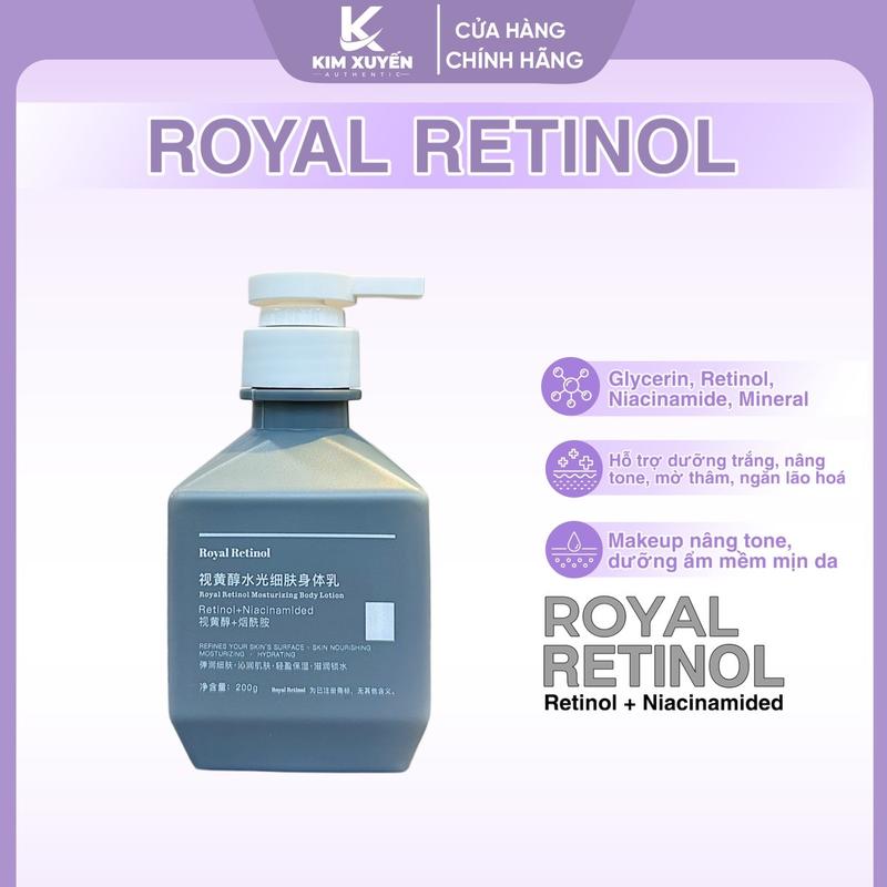 Kem body Royal Retinol B22 Mẫu Mới 200G Dưỡng Body Lotion