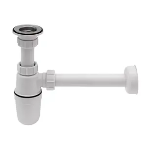 JMJ - Sifon Botol PVC Lurus / Sifon Wastafel Trap Pipa Pembuangan Bahan Plastik