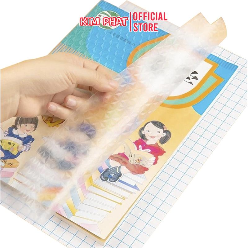  Set 10 Tờ Decal Bọc Sách Vở A4 cho bé Tặng 10 nhãn vở Chống Nước Chống rách 