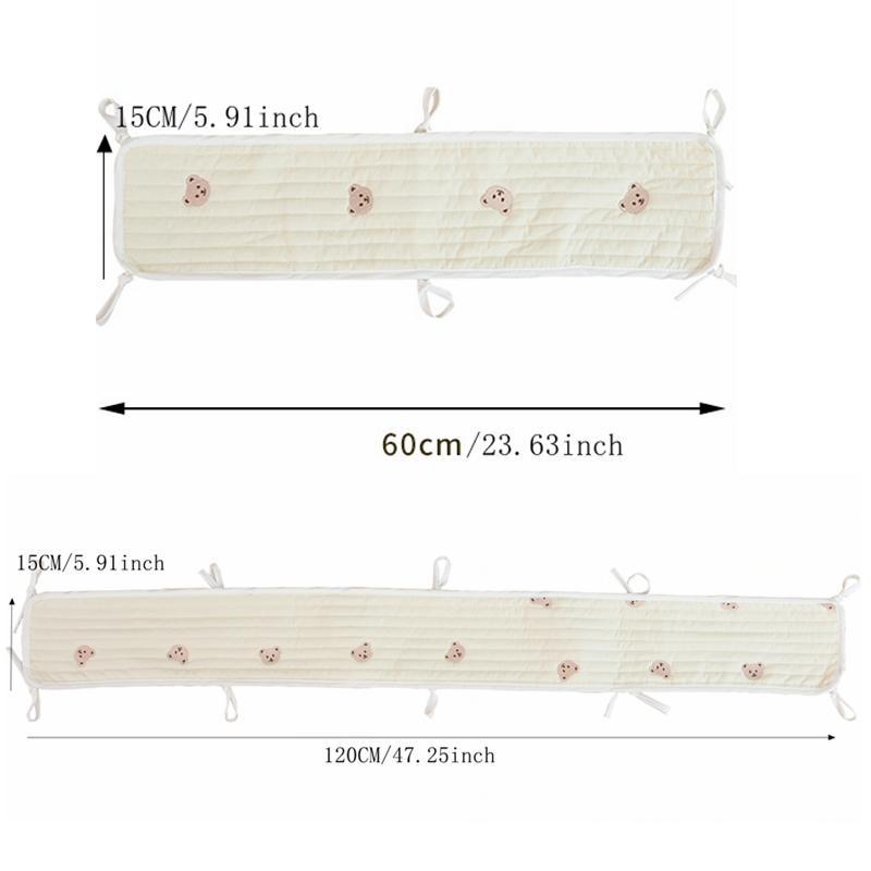 Cute Bear Print Baby Bed Rail, Soft Bed Rail Guard, Baby Safety Bed Guardrail, Bumper Edge Protection 1