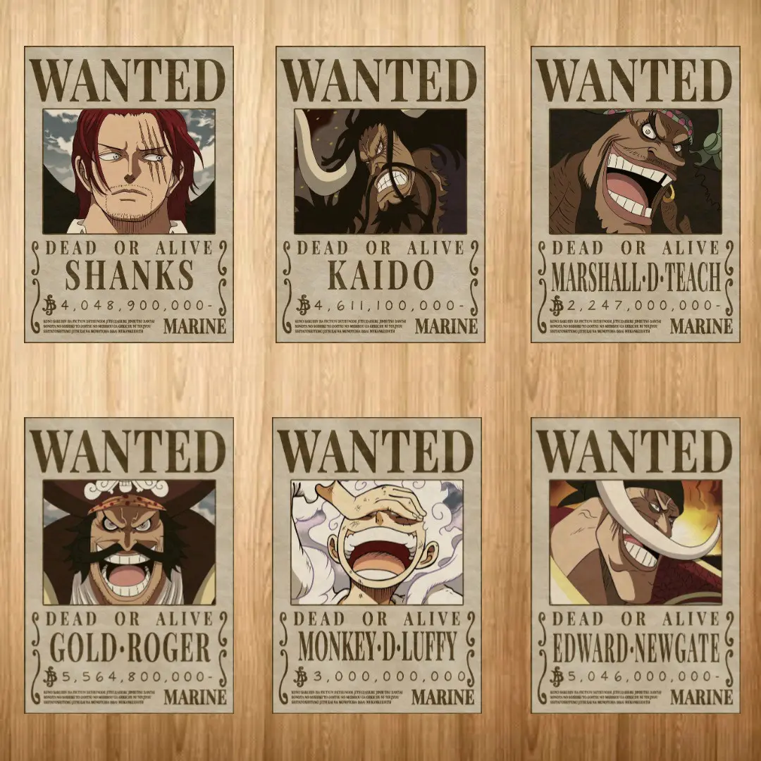 stiker dinding yonkou one piece