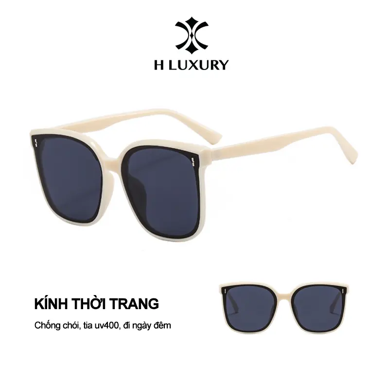 Kính Râm Nam Nữ Thời Trang Phong Cách Hàn Quốc Chống Tia UV Women, Men Kính Mắt v7 Mắt Kính