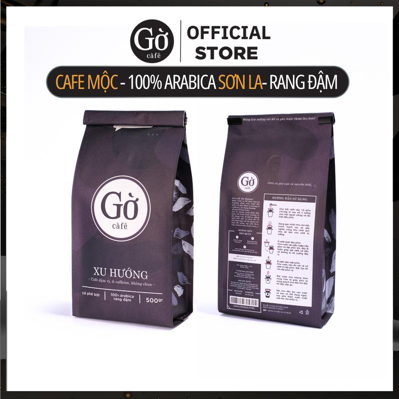 Gờ cafe gu XU HƯỚNG (đắng mạnh, ít caffeine) 100% ARABICA RANG ĐẬM, cà phê mộc, rang xay nguyên chất