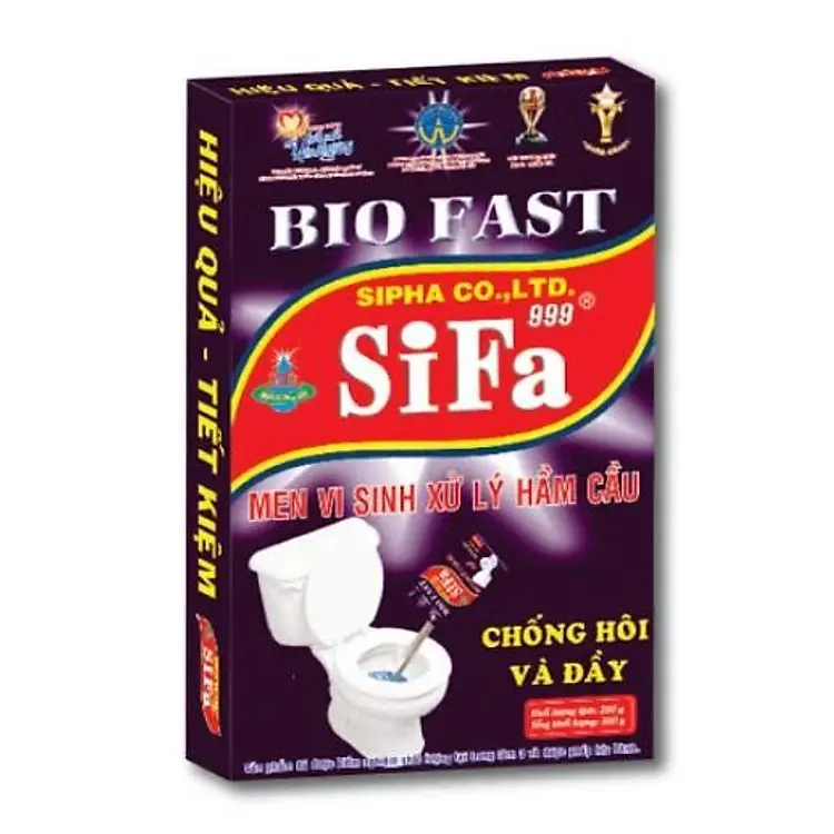 Men vi sinh xử lý hầm cầu Bio Fast, chống hôi và chống đầy Làm Sạch