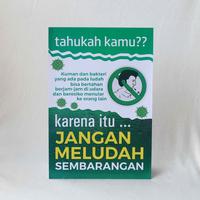 Gambar Poster Jangan Meludah Sembarangan dari Sahabat Sejasa Kab. Sleman 2 Tokopedia