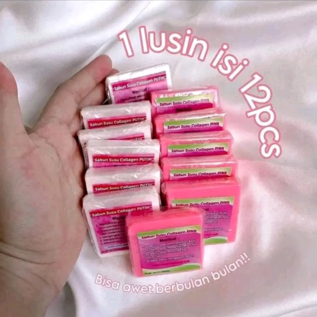SABUN SUSU COLLAGEN ORIGINAL MEMUTIHKAN BPOM MENCERAHKAN SELURUH BADAN Soap Mandi Perawatan Vitamin