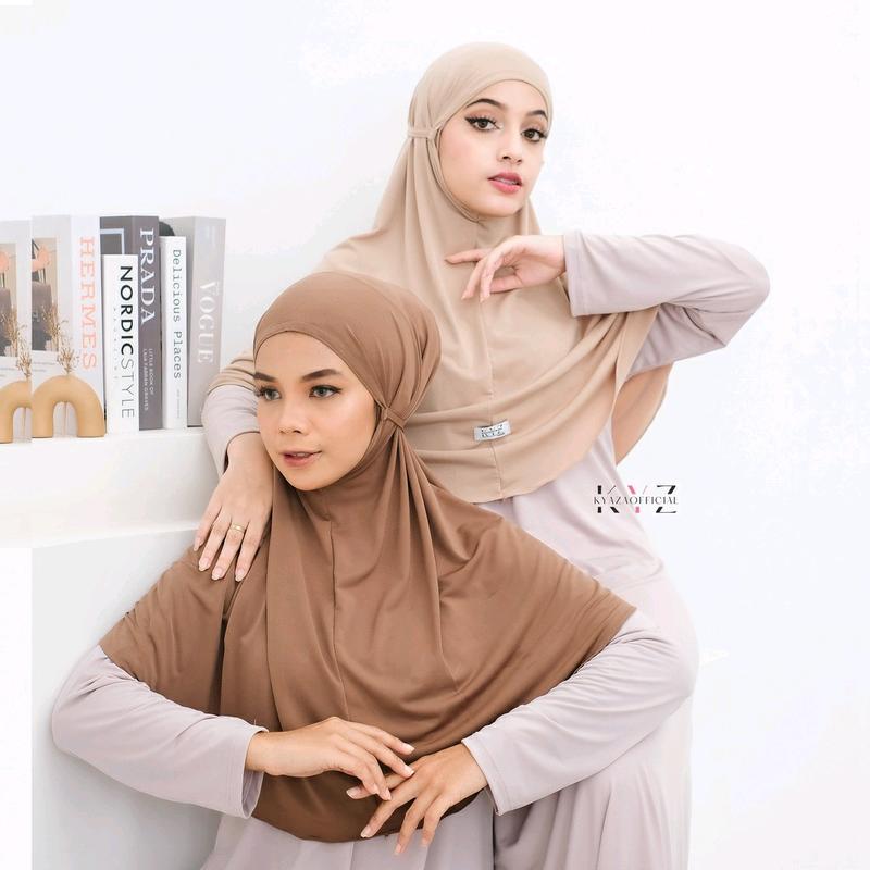 Product Introduction of Bergo Jersey Tali/Jilbab Instan Bergo Maryam Jersey/Hijab Bergo Maryam/Kerudung Bergo Maryam Jersey 2