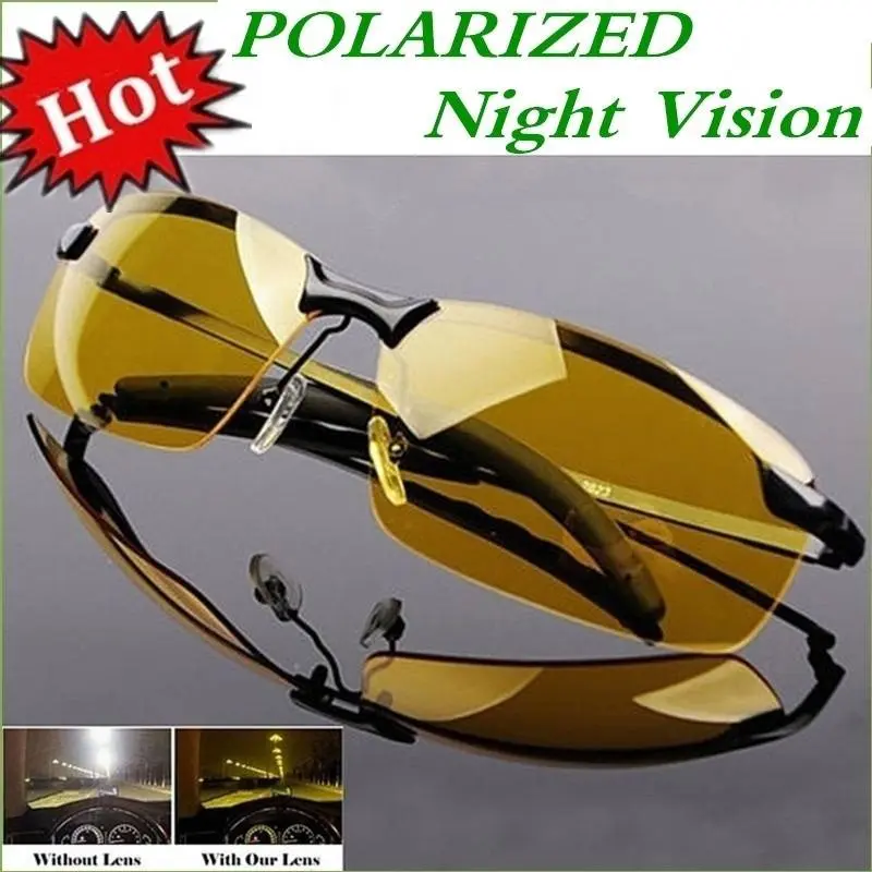 Night Vision Glasses Photochromic Polarized Sunglasses Men Outdoor Sport Sun Glasses Day Night Vision Driver Goggles