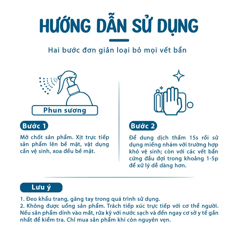 Tẩy đa năng bảo vệ bề mặt Nemogo 500ml, tẩy sạch cặn canxi vết dầu mỡ xoong nồi Nemogo 3