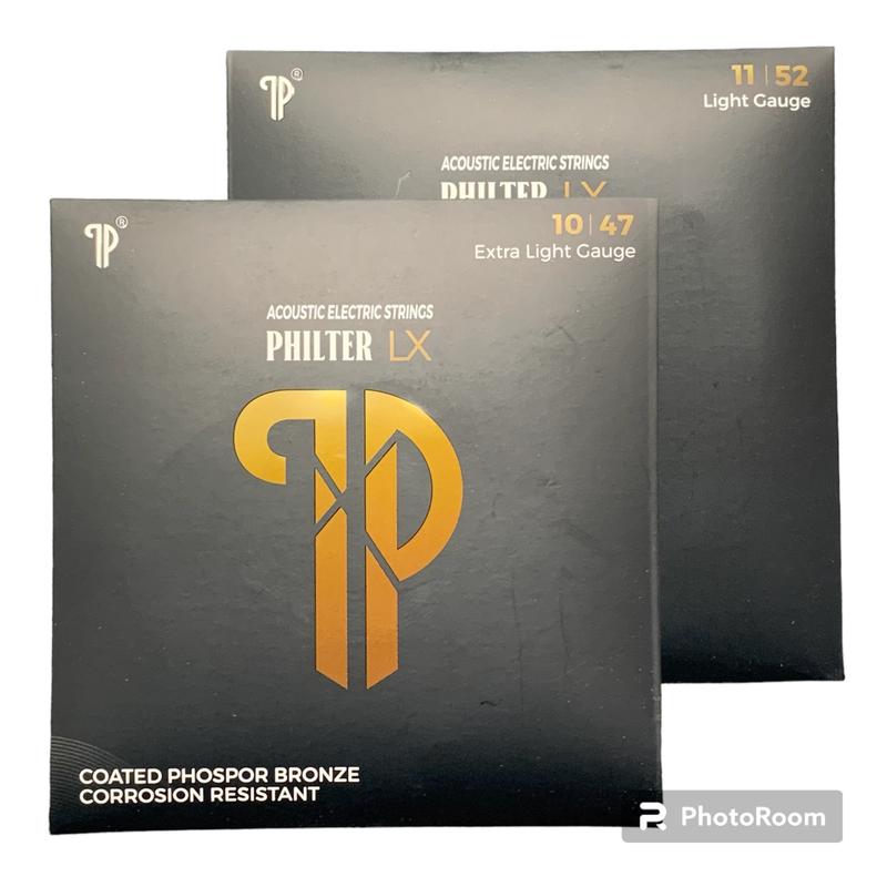 Product Introduction of Senar Gitar Akustik String Anti Karat PHILTER ORIGINAL Phospor Bronze Coated Corrosion Resistant 8