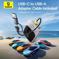 Gambar Baseus Prime Trip Safe Journey Wireless CarPlay Adapter for iPhone - Converts Wired CarPlay to Wireless, Dual-Screen, iOS 10-18 - Grey dari gajettoid Kota Administrasi Jakarta Pusat 5 Tokopedia