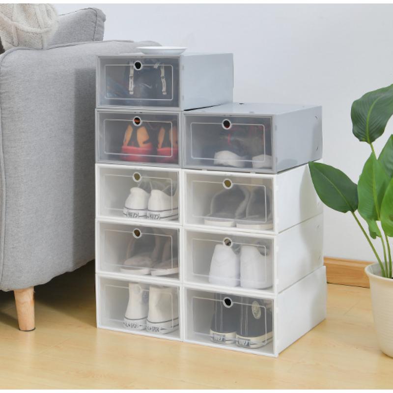 Large Stackable And Foldable Shoes Box Shoes Racks Kotak Kasut - TikTok ...
