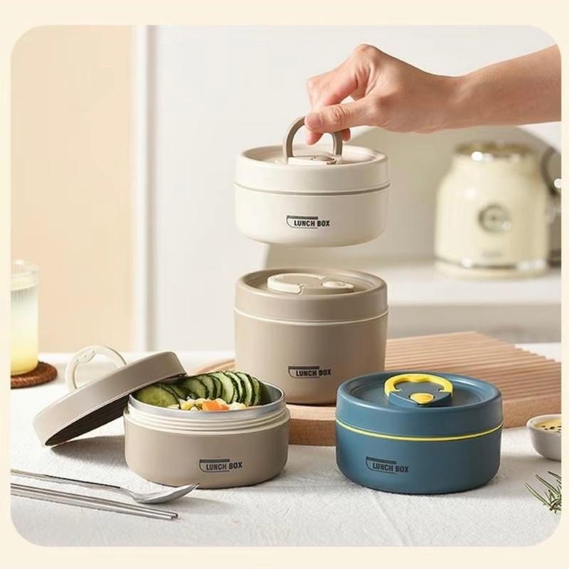 [TĂNG TÚI + ĐÜA THÌAJ Hộp đựng cơm giữ nhiệt 2, 3,4 tầng dùng được lò vi sóng ,Hộp com trưa văn phòng cách nhiệt bảng thép không gì tặng kèm túi hop com 4