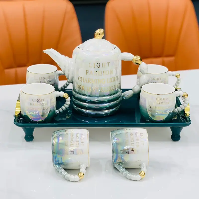 Bộ tách cà phê trà phong cách Bắc Âu Ceramic (Bộ đầy đủ) 0