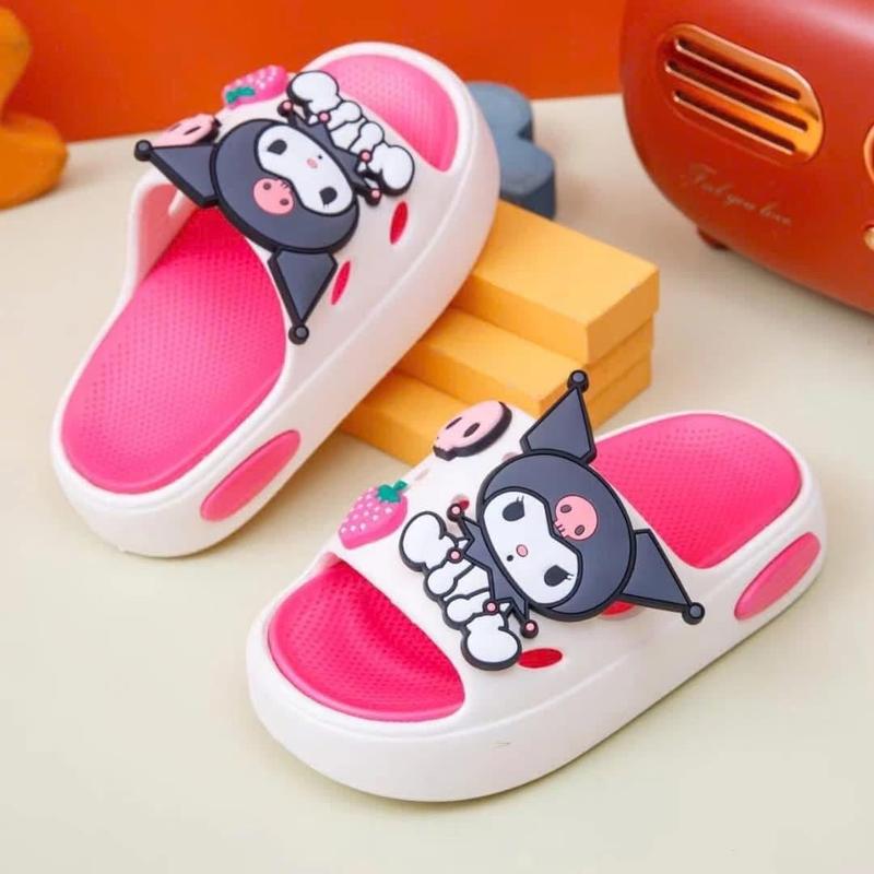  Dép Lê KuRoMi Cho Bé Trai và Bé Gái  FORM TO  Chất liệu EVA Mềm Nhẹ Êm Chân chống trơn trượt - Hồng 