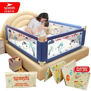 SPEEDS Baby Bedrail Safety Guard Pembatas Pengaman Kasur Bayi Balita Tempat Tidur Bayi 067-18