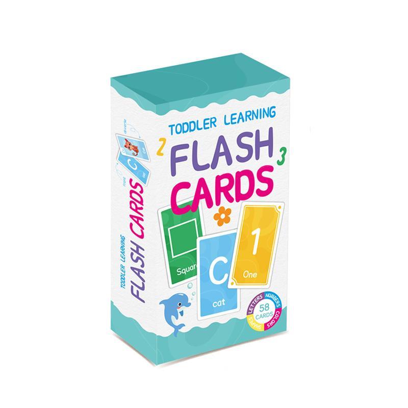 1 Set Children's Learning Flash Card, Color & Number & Shape & Rabbit Cognition Card, Educational Toy for Kids, Learning Toys 5