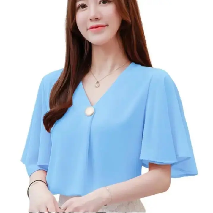 ÁO KIỂU TAY CÁNH DƠI CINDY CHẤT LIỆU TƠ GÂN MỀM MỊN MÁT