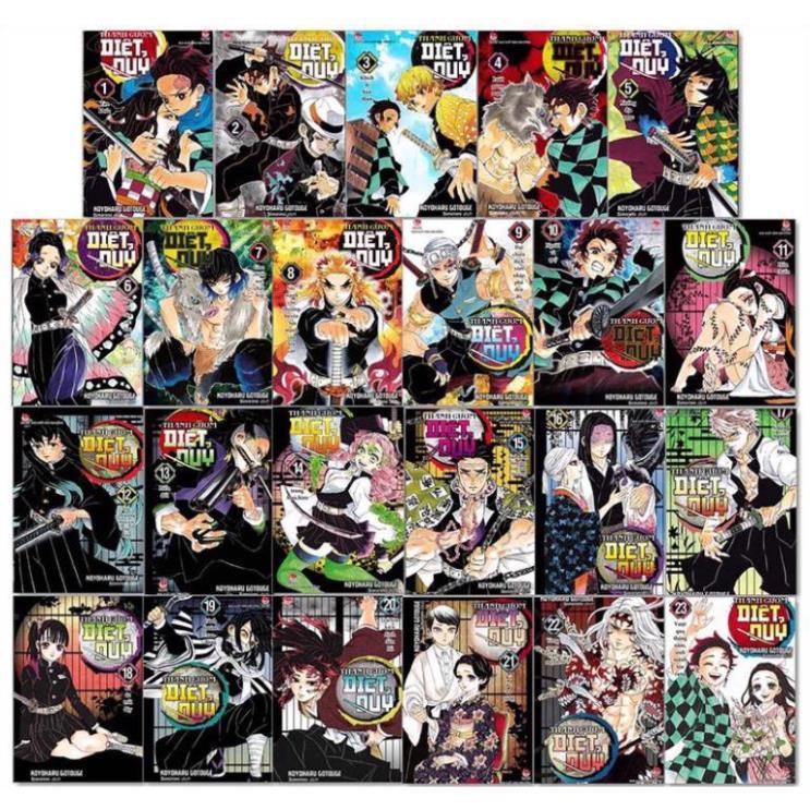 Truyện - Thanh Gươm Diệt Quỷ - Chọn Lẻ 23 Tập - Koyoharu Gotouge - Kim Đồng