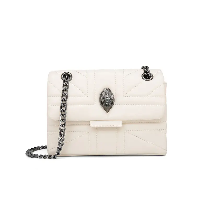 KURT GEIGER LONDON Fashion Women's Bags Eagle Head PU Leather Single Chain Shoulder Crossbody Bag Dating Handbag Commuting Tote