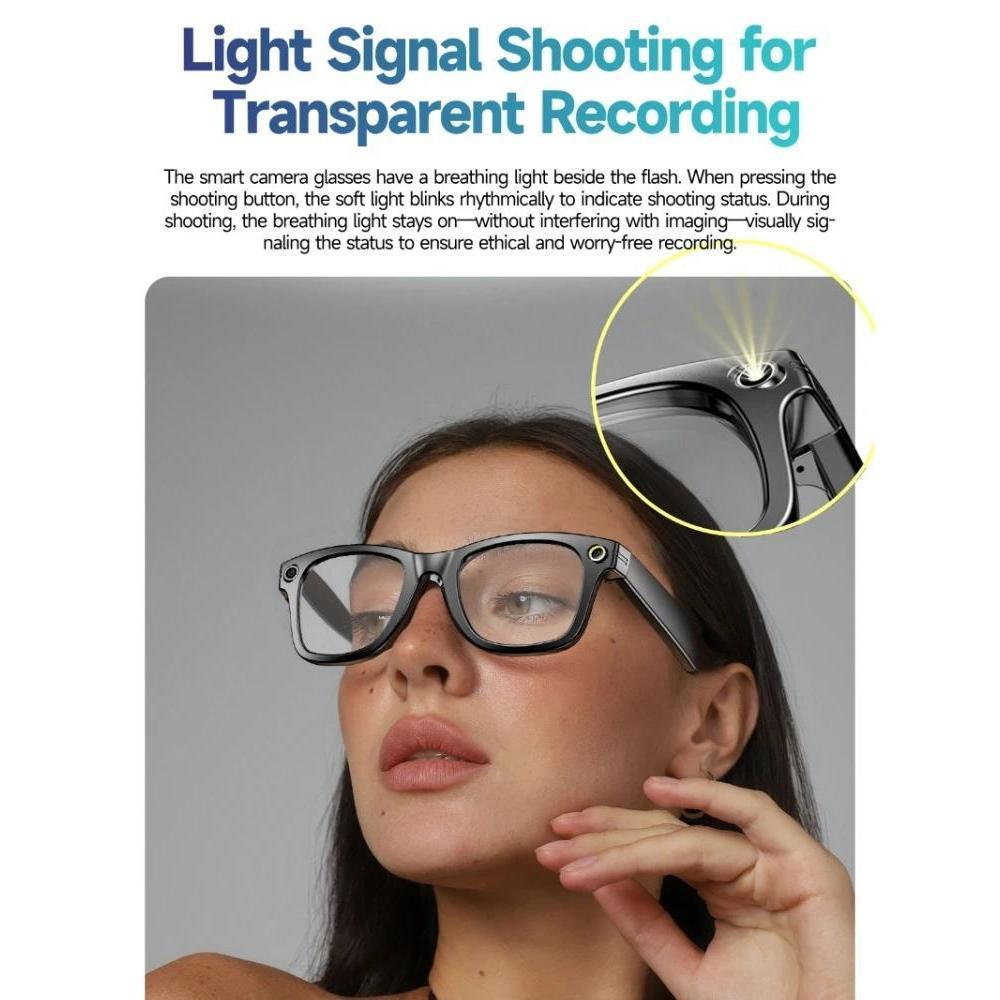 AI Camera Smart AI Translation Glasses 32 Million Pixels Sunglasses Wi Fi Transfer Noise Reduction HD Photo and Video Anti shake - Image 4