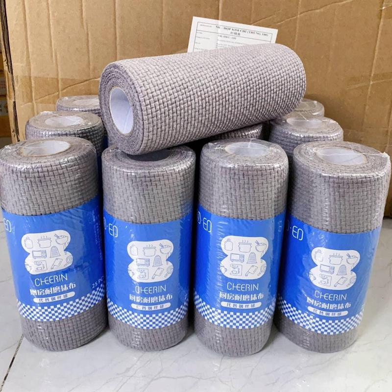 Product Introduction of Cuộn Khăn Giấy Lau Bếp Đa Năng Than Tre 25 Tờ Tái Sử Dụng Nhiều Lần Thấm Hút Tốt 10